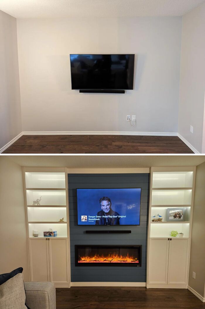 TV unit renovation